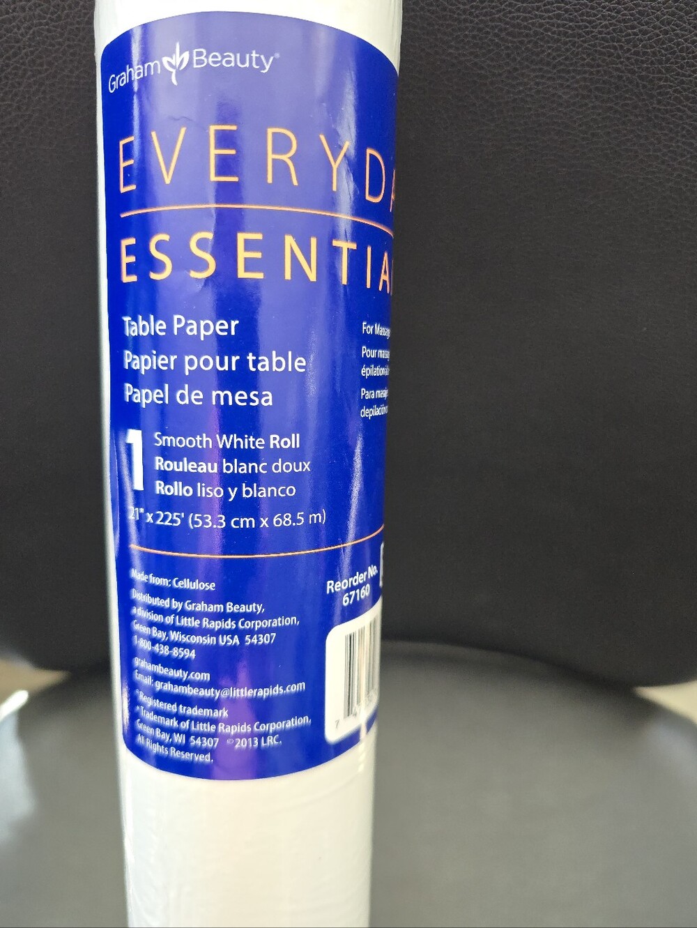 Everyday Essentials Smooth White Table Paper Roll